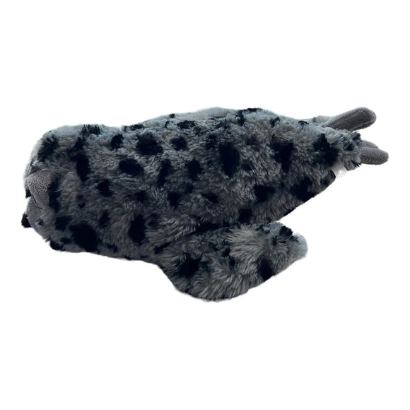 The Petting Zoo Harbor Seal Stuffed Animal Gray‎ 14” Mom Realistic - Picture 6 of 8